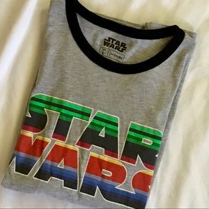 MENS STAR WARS RETRO STYLE T SHIRT! Size Large
